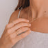 Citrine Dot Ring in Yellow Gold